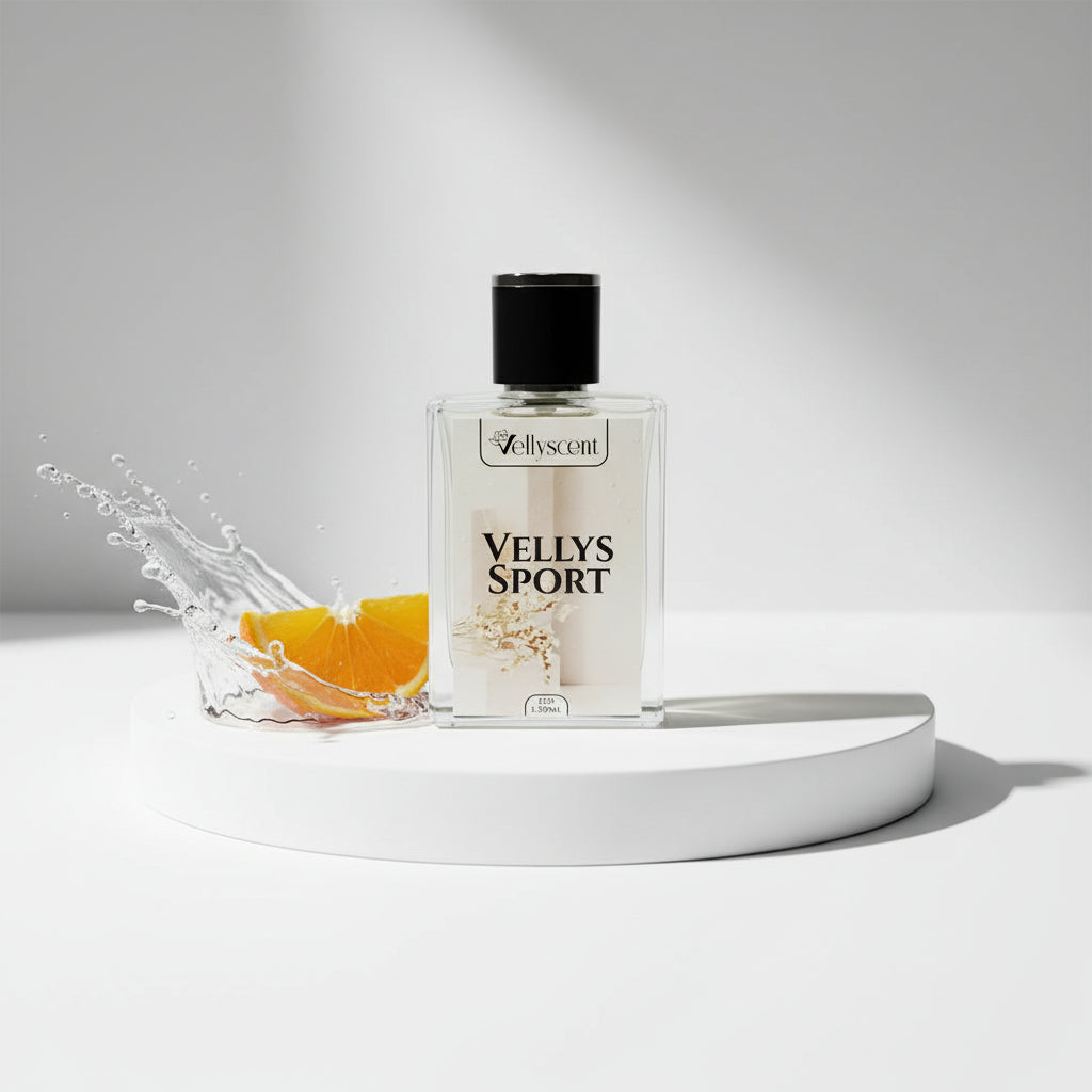 Vellys Sport – Premium Citrus & Marine Eau de Parfum for Men