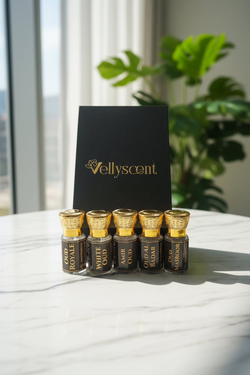 Oud Collection - Pack of 5 Premium Perfume Oils (6ml Each)