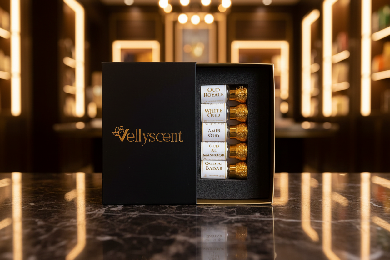 Oud Collection - Pack of 5 Premium Perfume Oils (6ml Each)