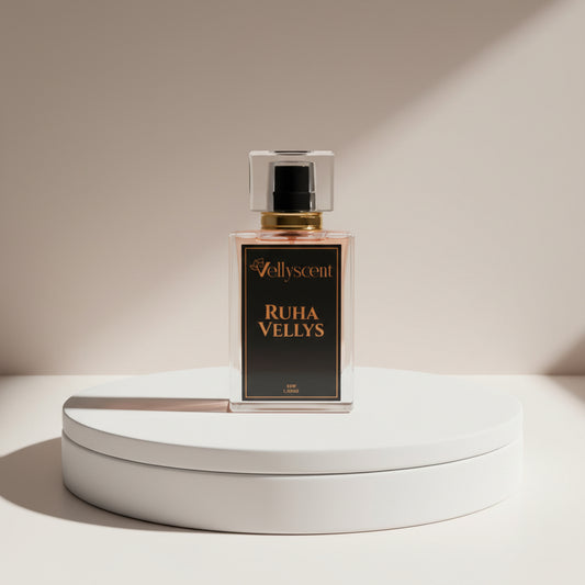 Ruha Vellys – An Iconic Fusion of Fresh Floral & Woody Unisex EDP